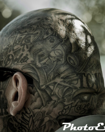 Tatoo-left — Characters on the go series, photograph by Jaia Papitz