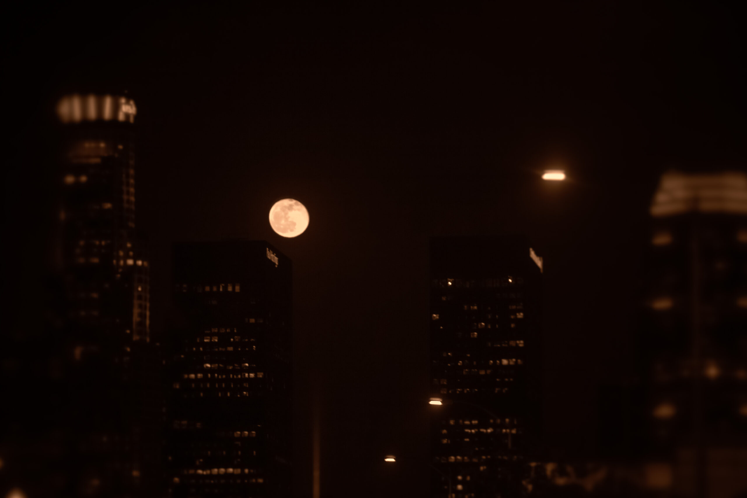 Mooned — Cityscape series, photograph by Jaia Papitz