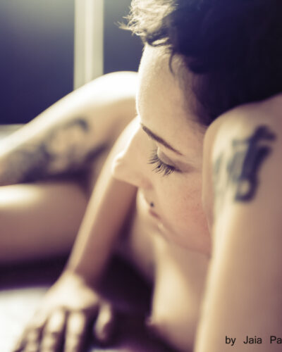 Eyelashed — Nude series, photograph by Jaia Papitz