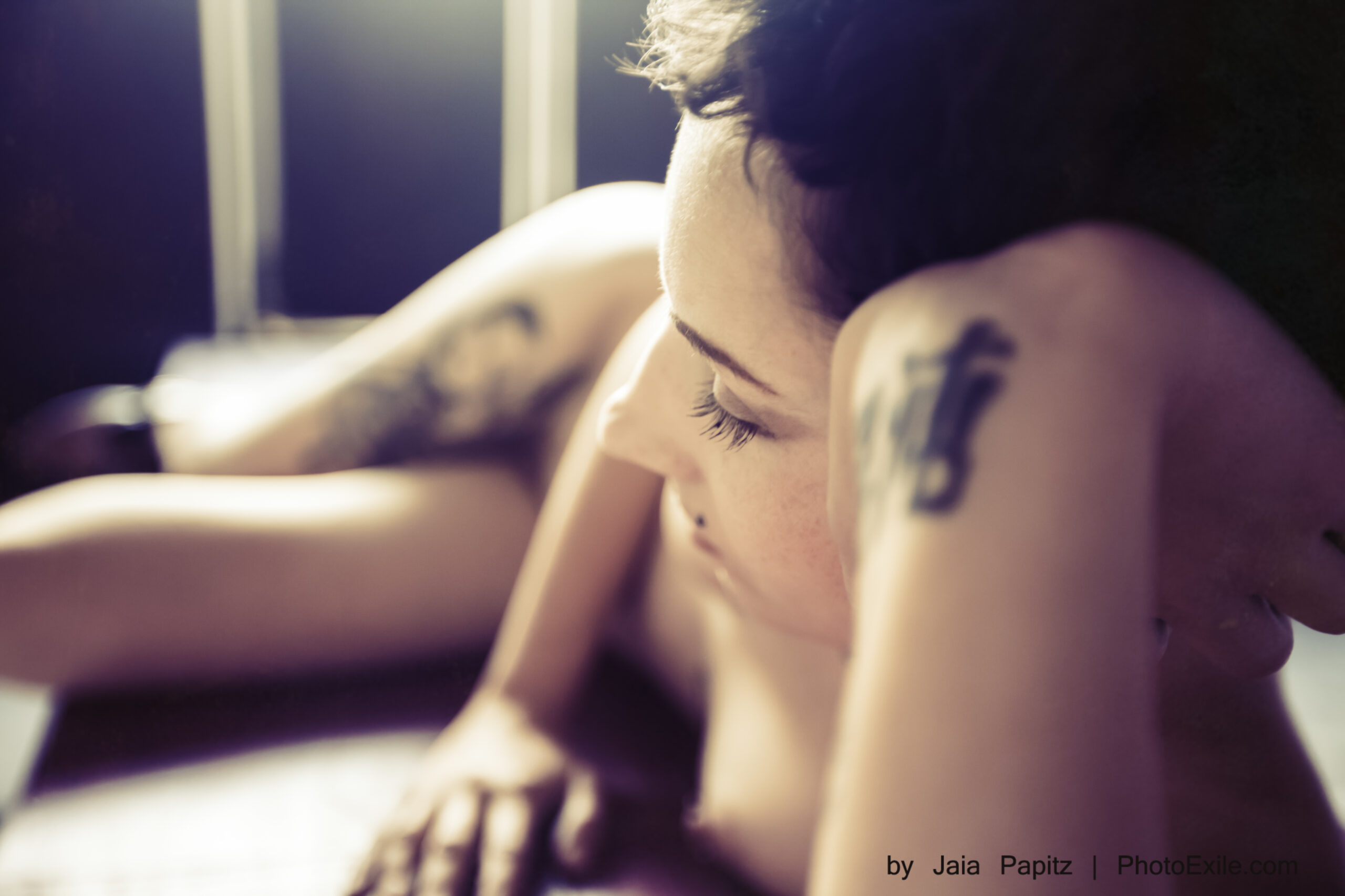 Eyelashed — Nude series, photograph by Jaia Papitz