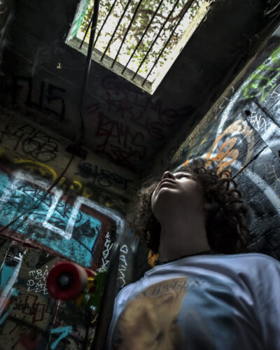 Graffiti Animal — Other People series, photograph by Jaia Papitz