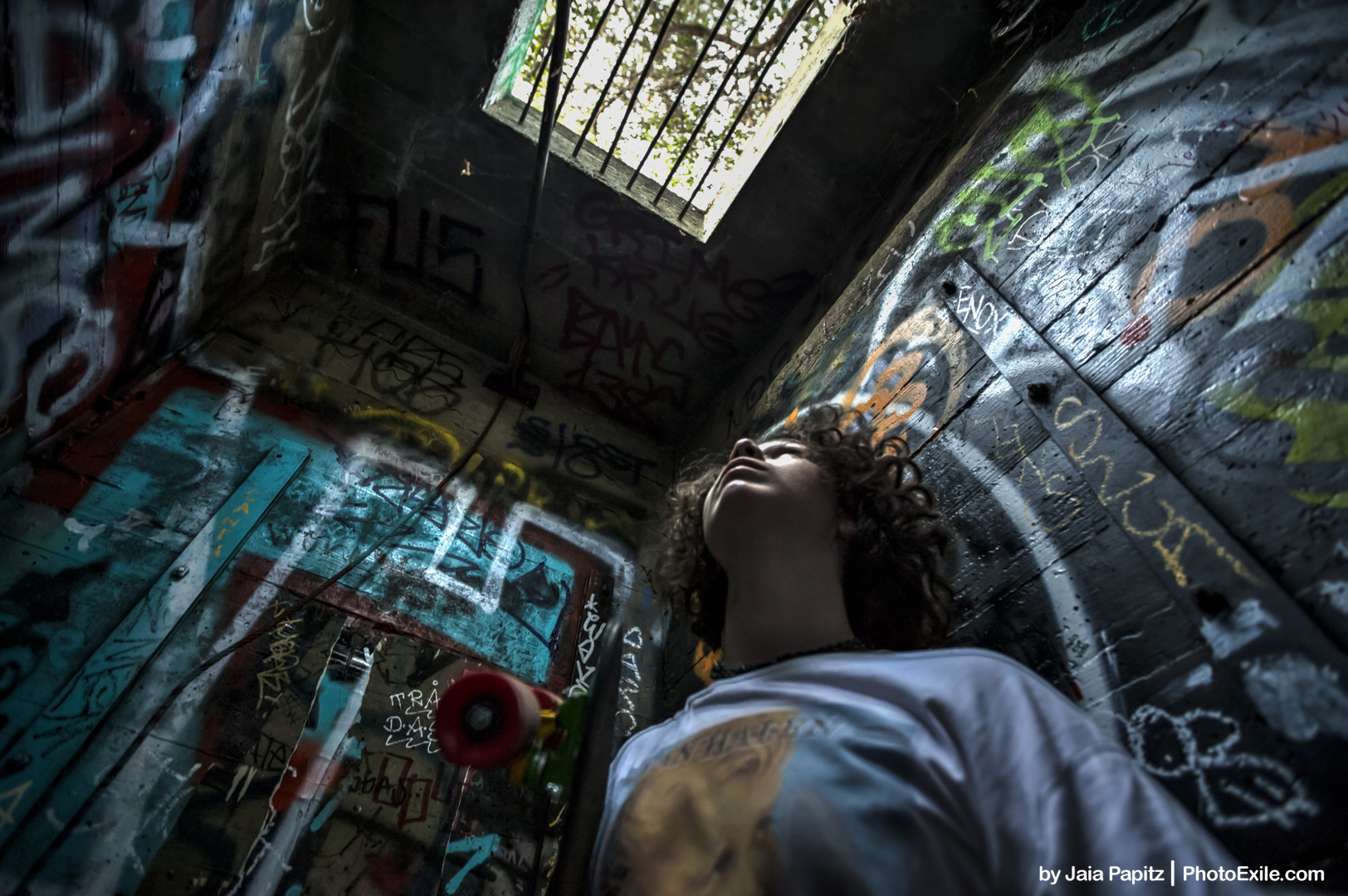 Graffiti Animal — Other People series, photograph by Jaia Papitz
