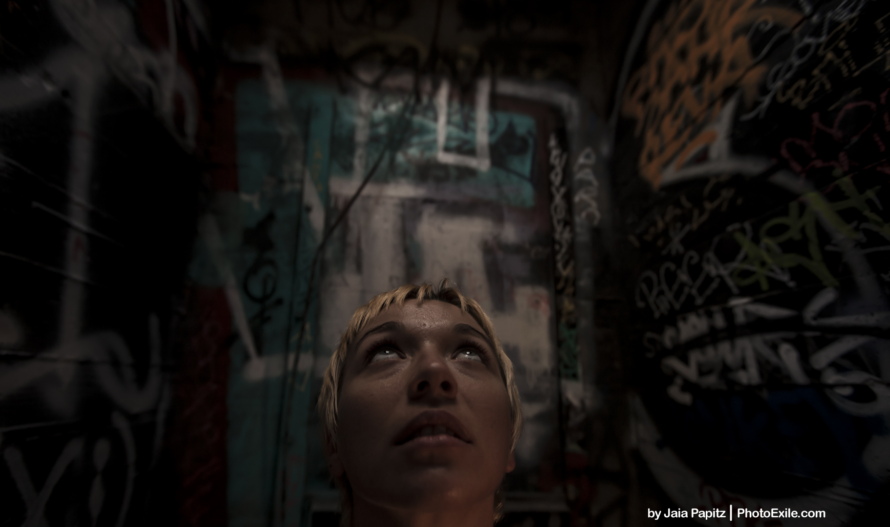 From-below — Other People series, photograph by Jaia Papitz