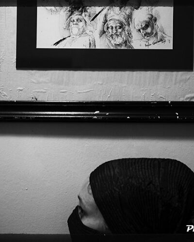 Walled-before-stoning — Other People series, photograph by Jaia Papitz