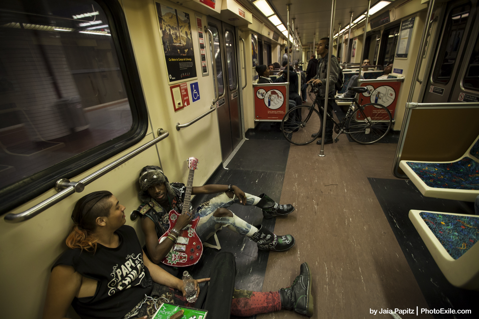Bike & Grafitti Boots — Photo Journalism series, photograph by Jaia Papitz