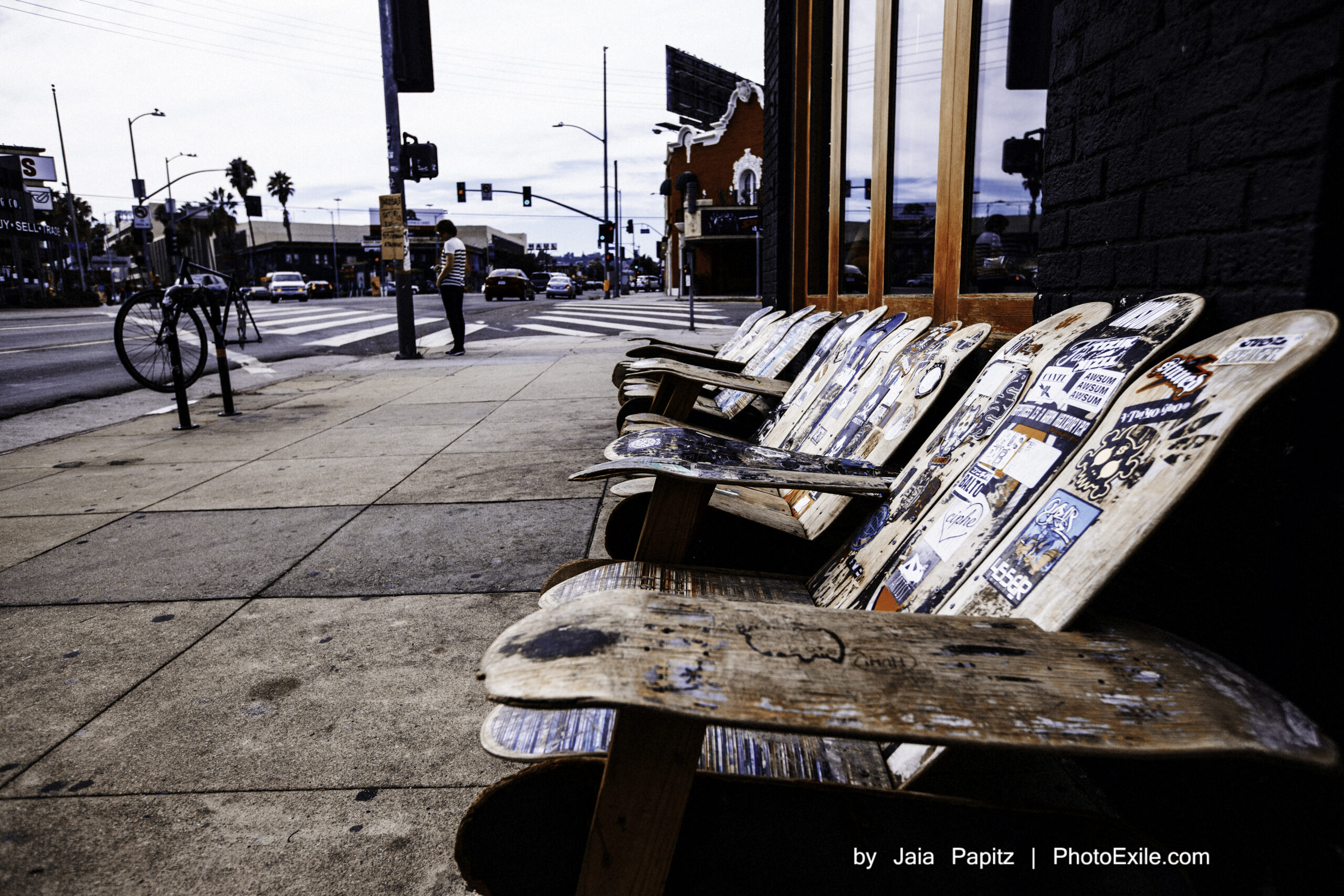 A hipster's thin ice endeavor — Photo Journalism series, photograph by Jaia Papitz